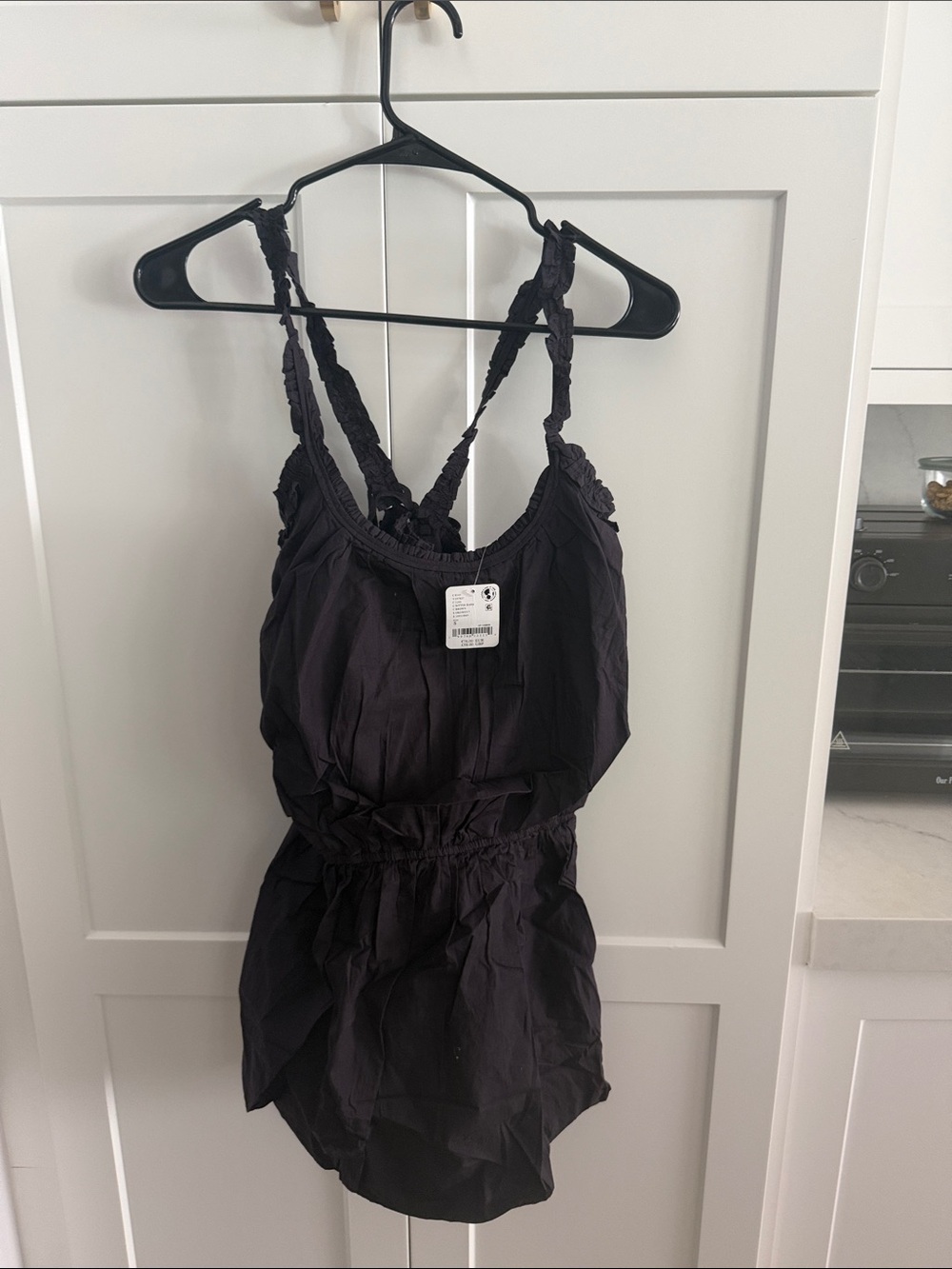 Free People Black One-Piece Romper - Small